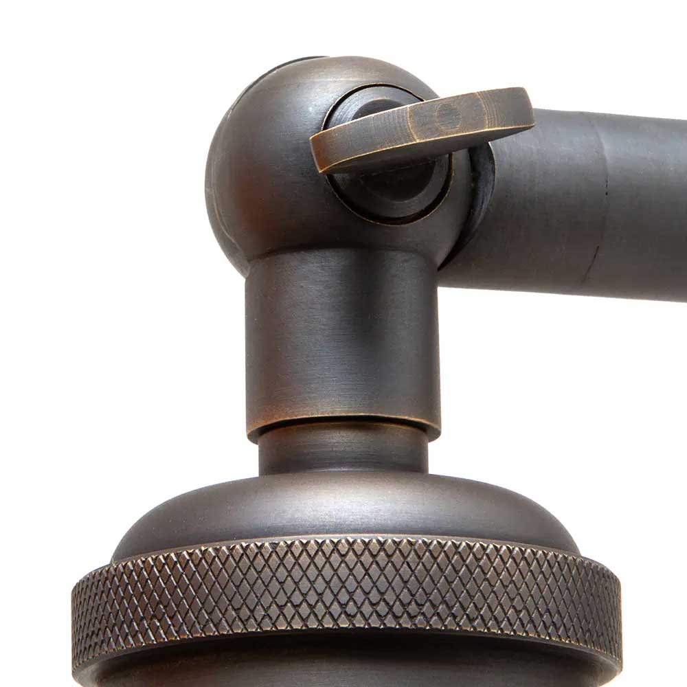 Dickens Clear Small Glass Wall Light - Bronze - Image 3