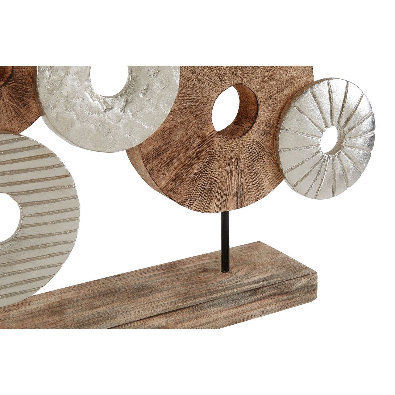 Elementi 7 Disc Wooden Sculpture - Image 4