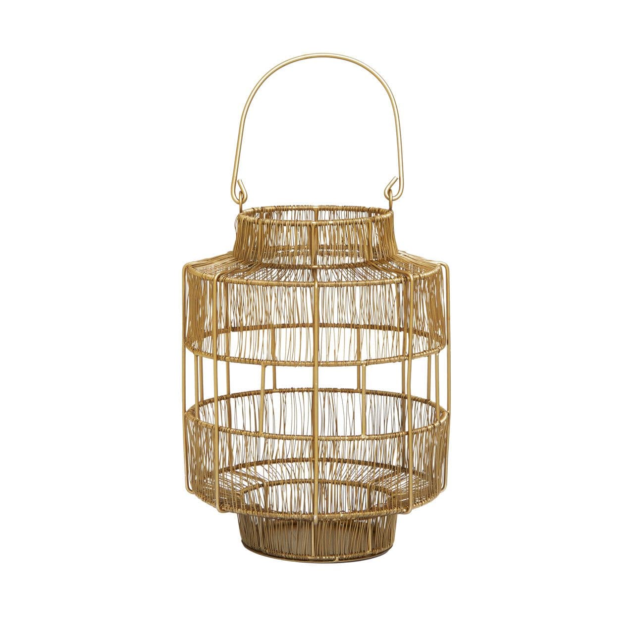 Ashton Gold Wire Lantern