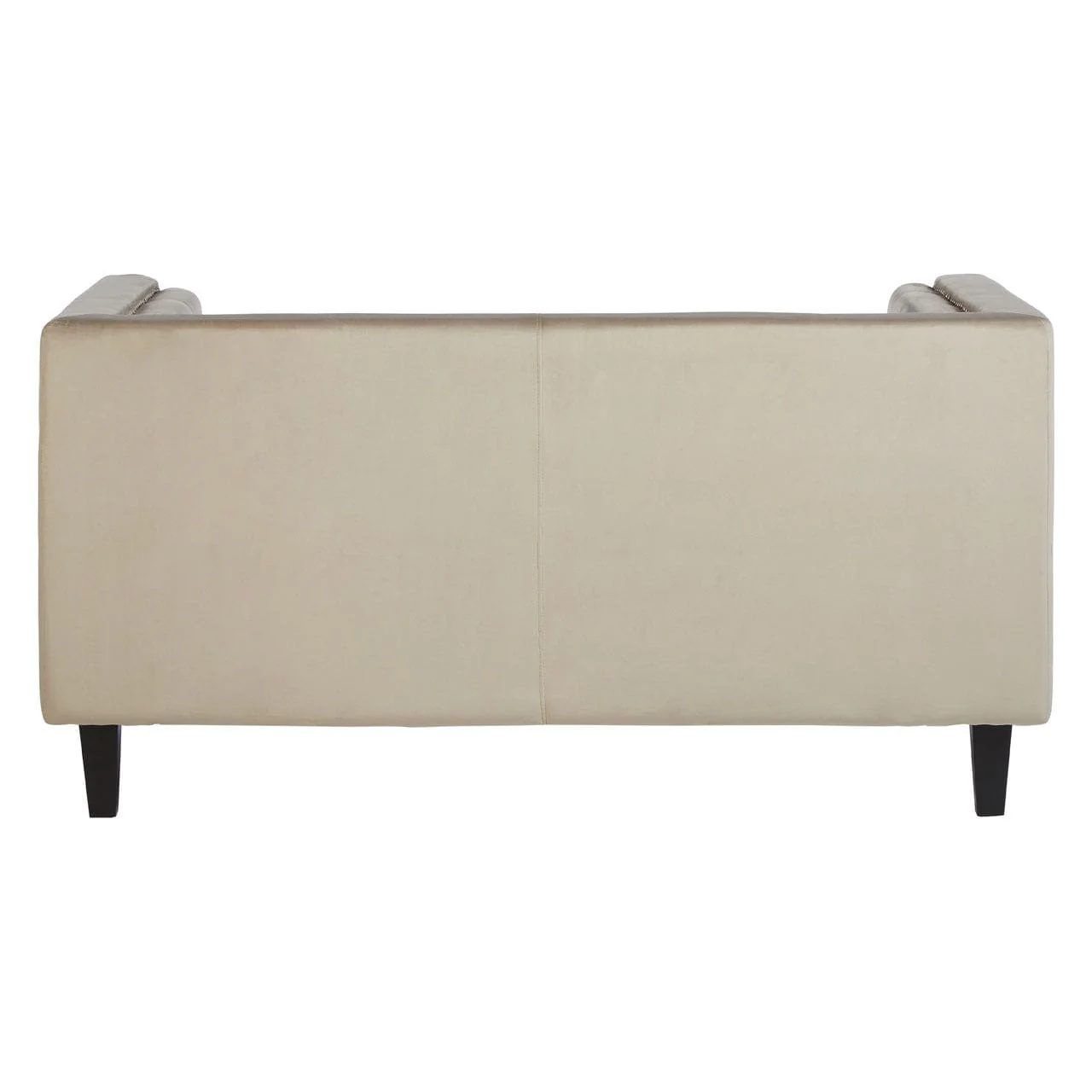 Felisa 2 Seat Mink Velvet Sofa - Image 6
