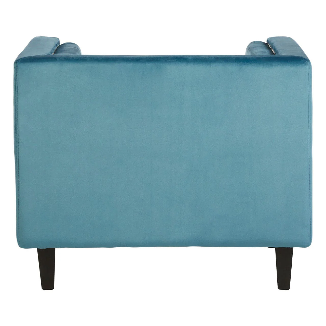 Felisa Blue Velvet Chair - Image 5