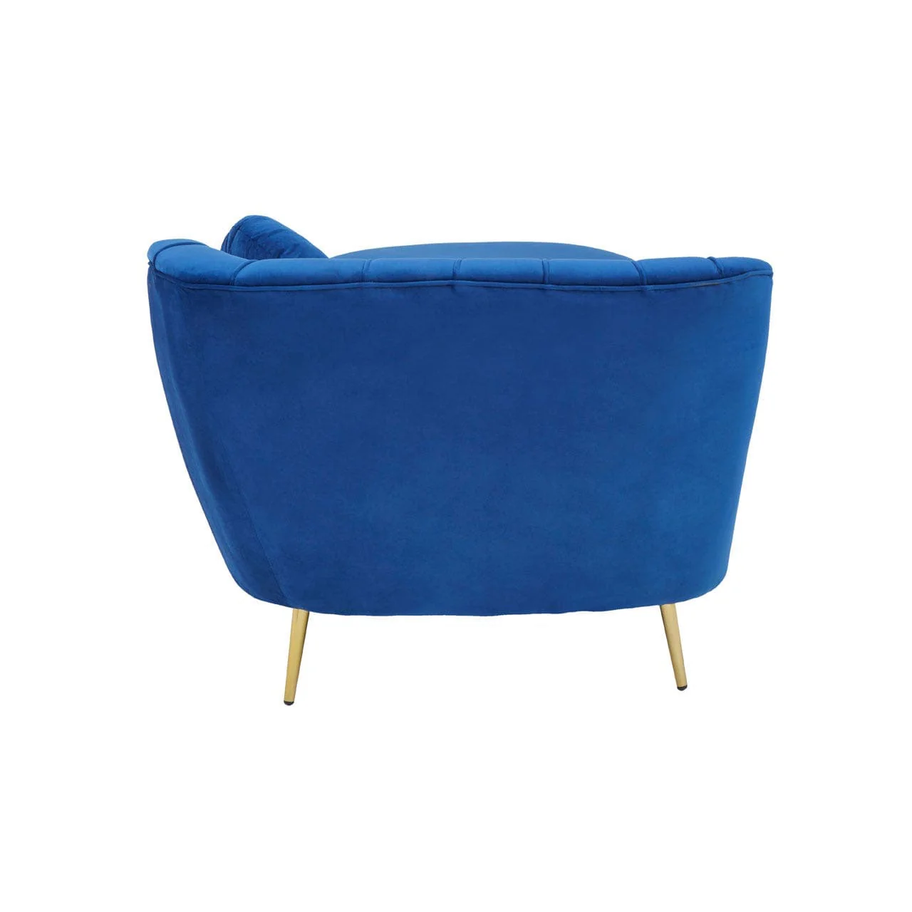 Felizia Midnight Left Arm Velvet Chaise - Image 3