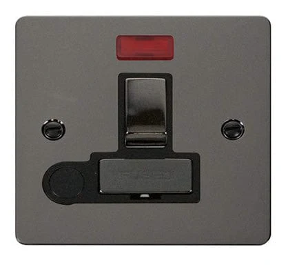 Flat Plate Black Nickel Ingot 13A Switched Connection Unit + Flex + Neon