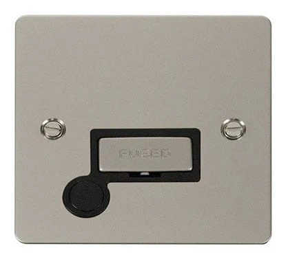 Flat Plate Pearl Nickel Ingot 13A Connection Unit + Flex - Black Trim