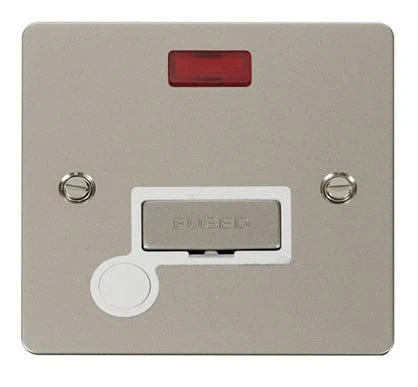Flat Plate Pearl Nickel Ingot 13A Connection Unit + Flex + Neon - White Trim