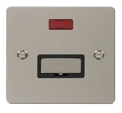 Flat Plate Pearl Nickel Ingot 13A Connection Unit + Neon - Black Trim