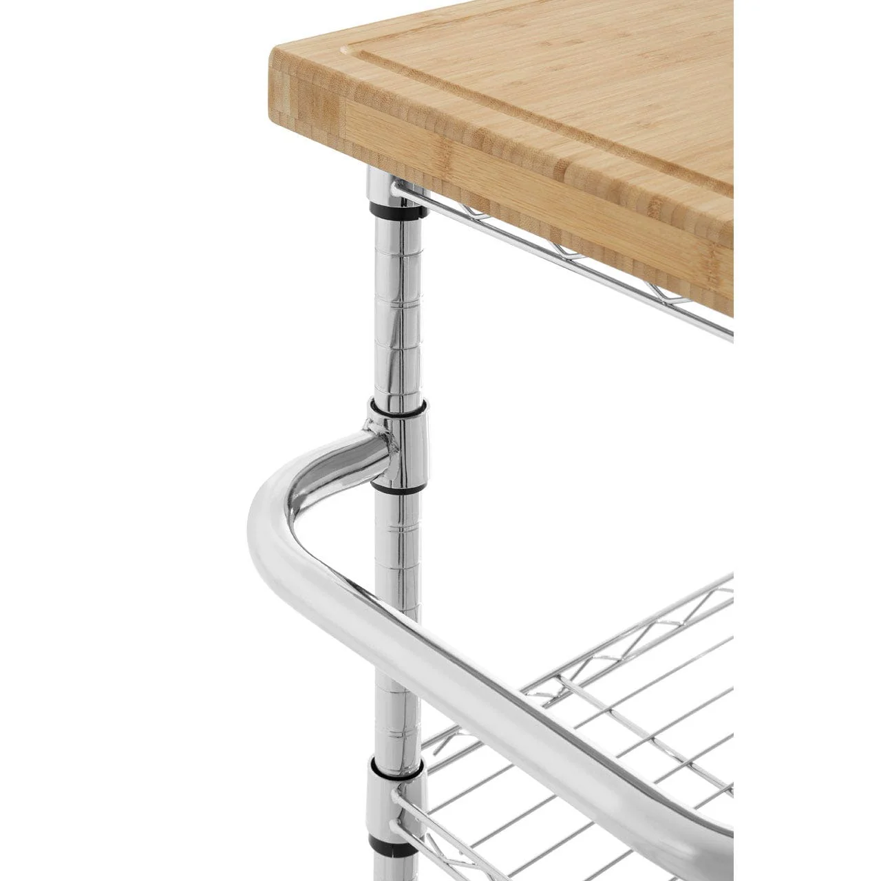 Frankfurt 3 Tier Kitchen Trolley - Image 3