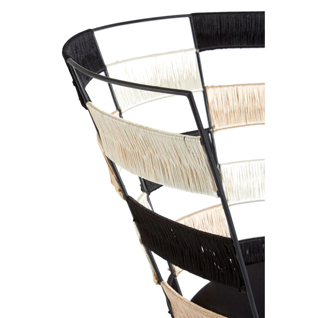 India Beige / Black / White Chair - Image 4