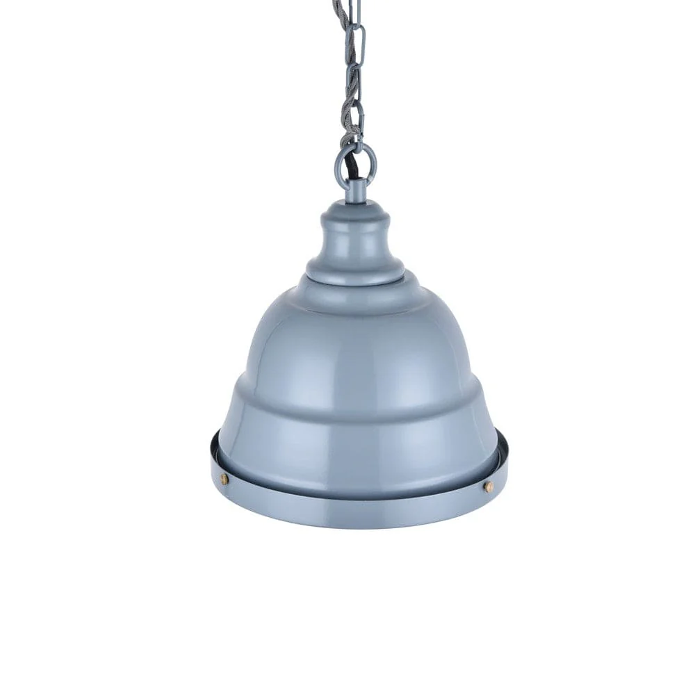 Ganton Vintage Cage Pendant Light French Grey