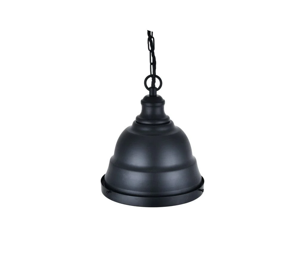 Ganton Vintage Cage Pendant Light Matt Black - Image 4