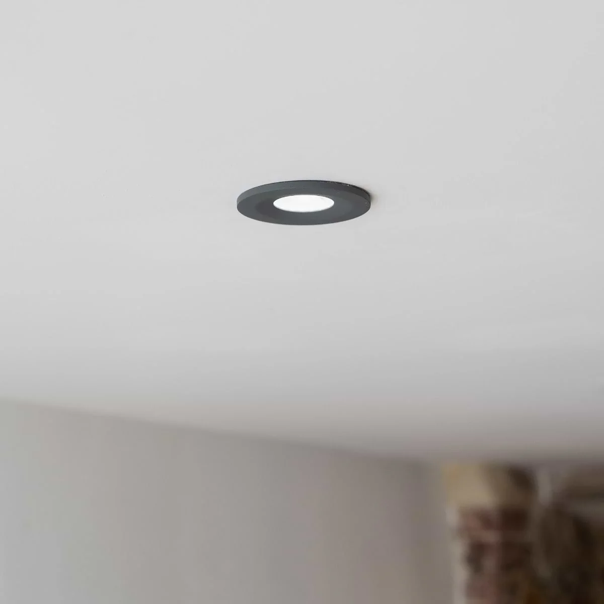 Graphite Grey CCT Dim To Warm Fire Rated LED Dimmable 10W IP65 Downlight - Image 3