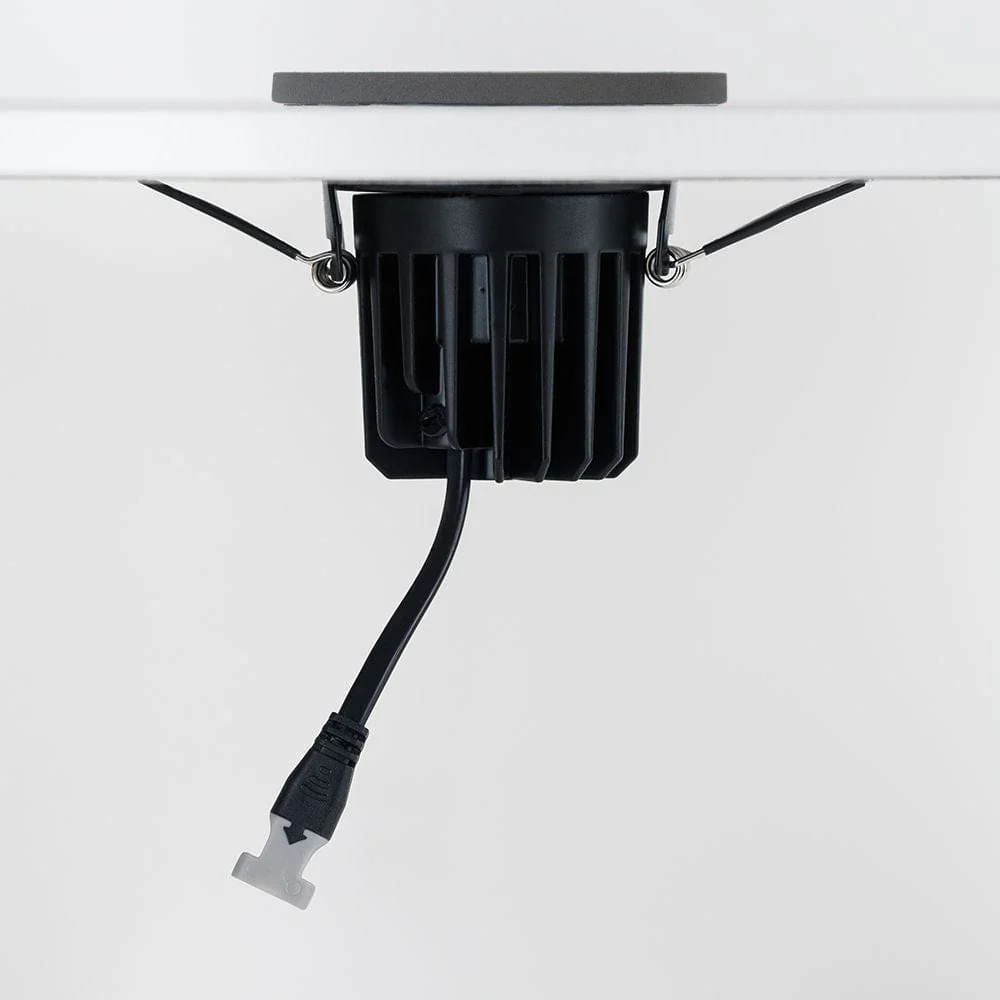 Graphite Grey CCT Fire Rated LED Dimmable 10W IP65 Downlight - Image 3