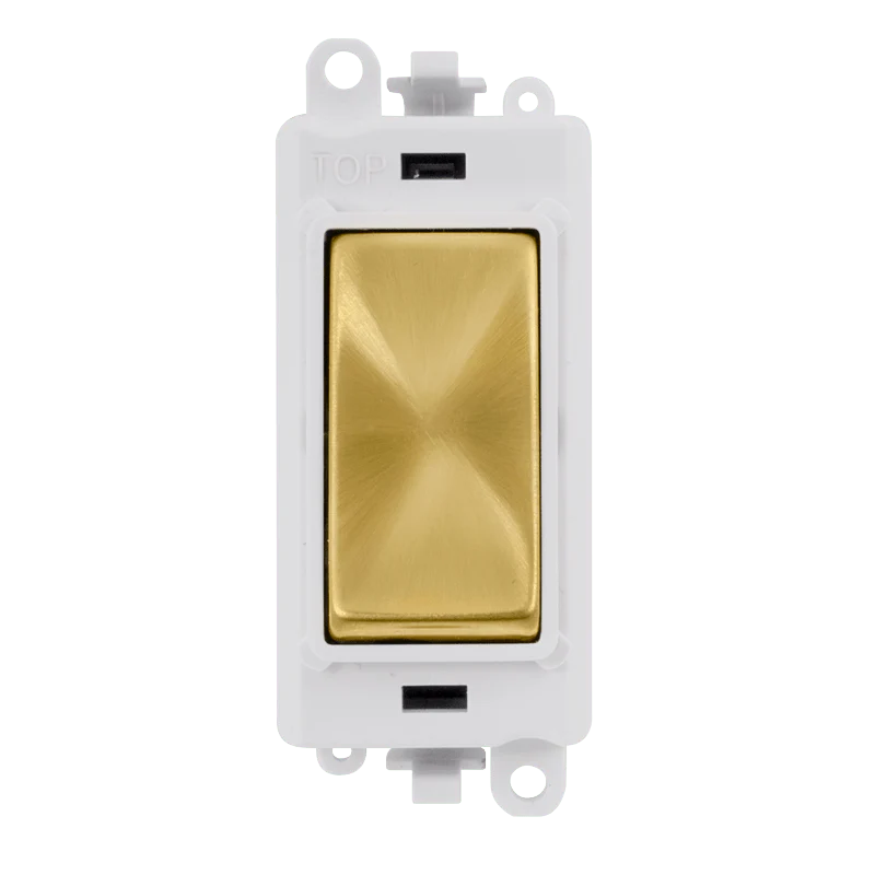 Gridpro 20A Dp Switch Module - White Trim