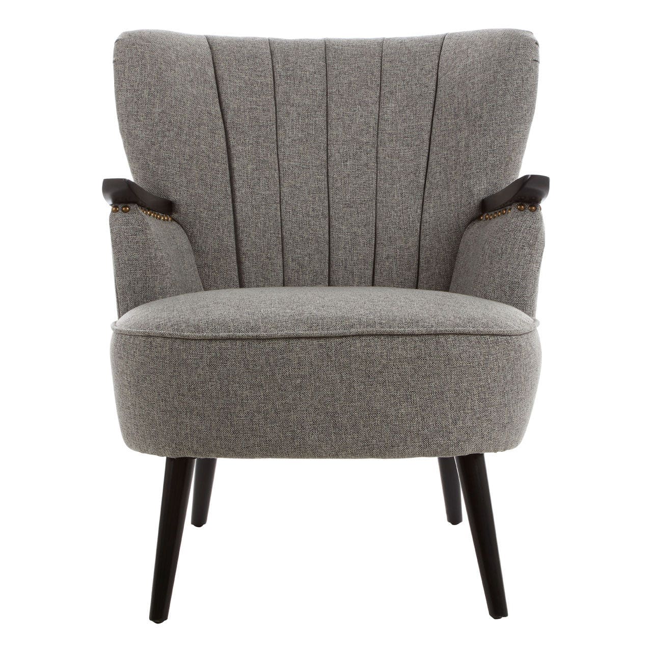 Hampstead Grey Fabric Armchair - Image 2