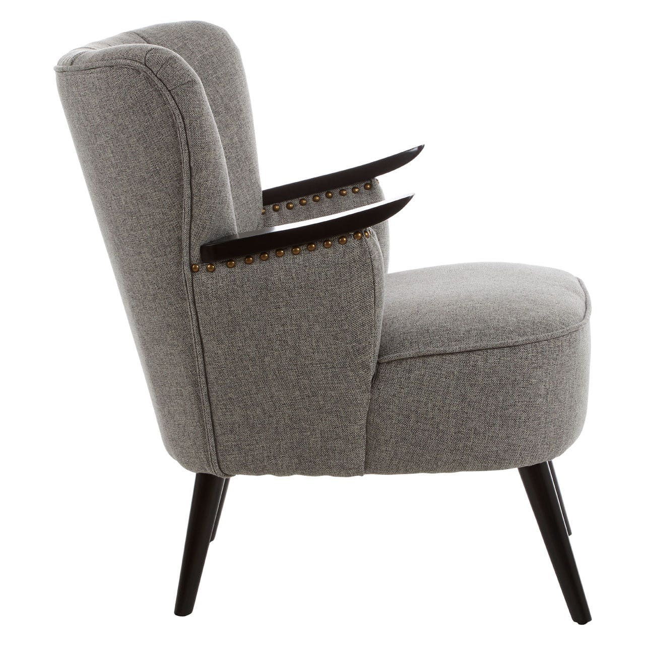 Hampstead Grey Fabric Armchair - Image 3