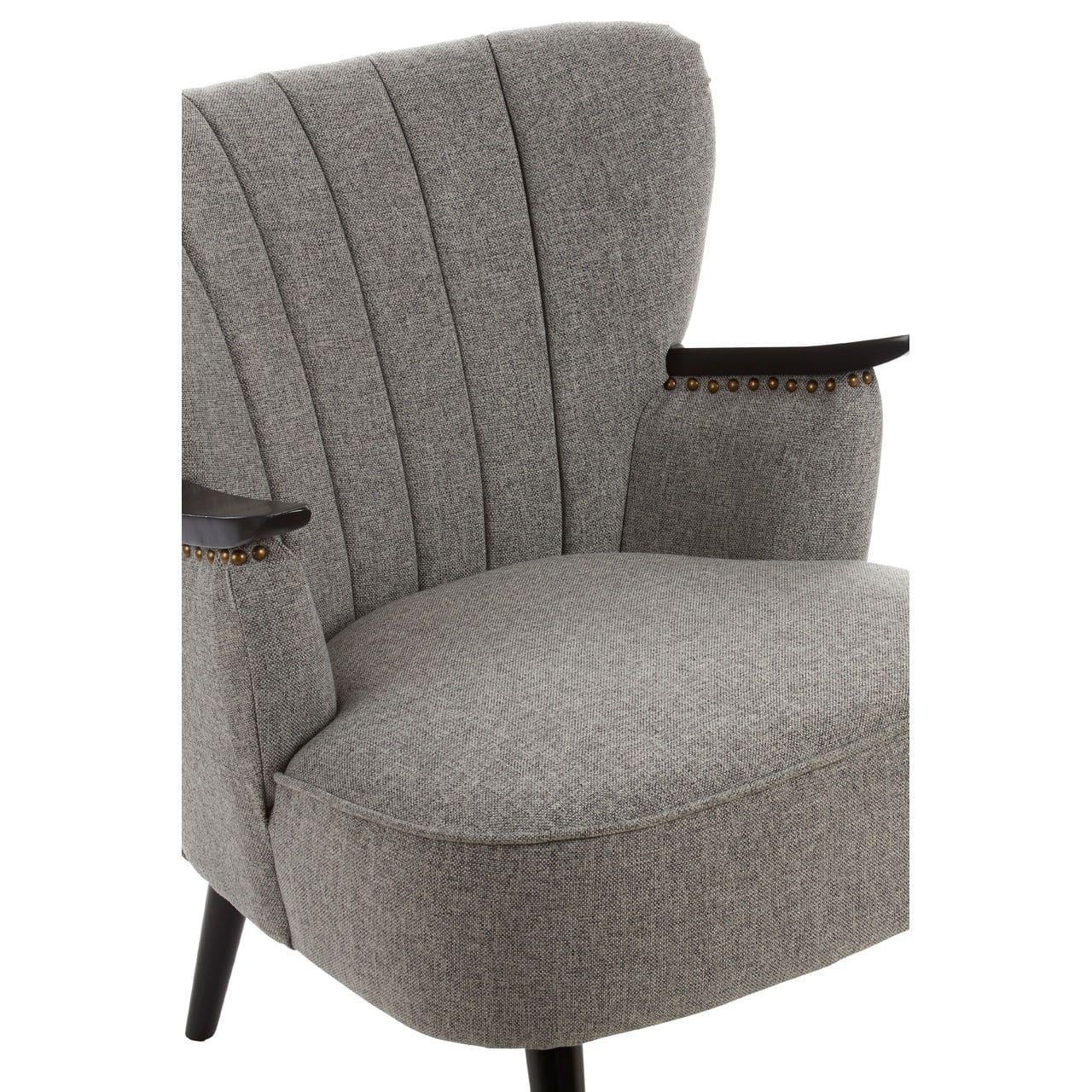 Hampstead Grey Fabric Armchair - Image 6
