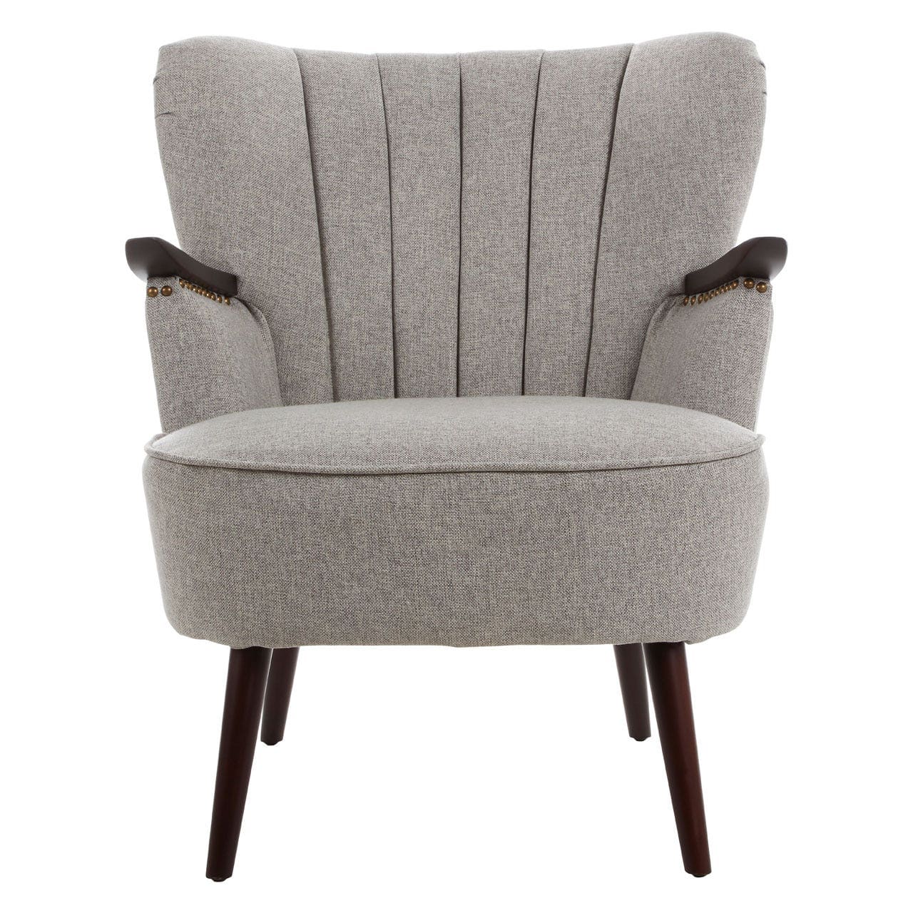 Hampstead Taupe Fabric Armchair - Image 2
