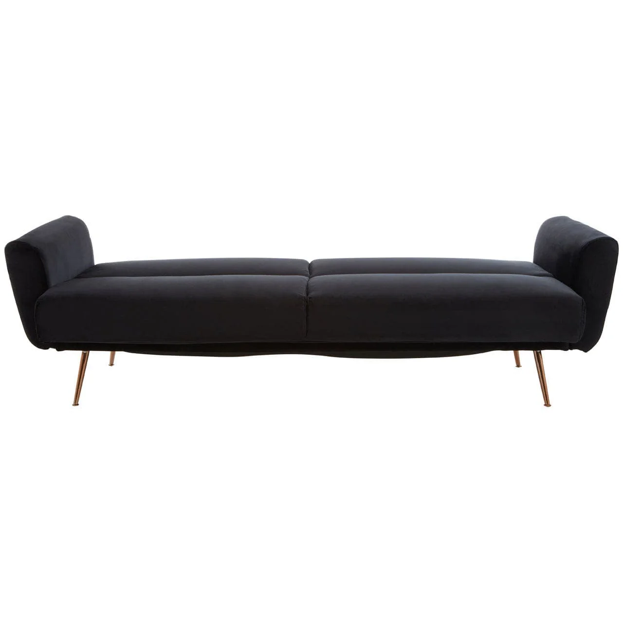 Hatton Black Velvet Sofa Bed - Image 7