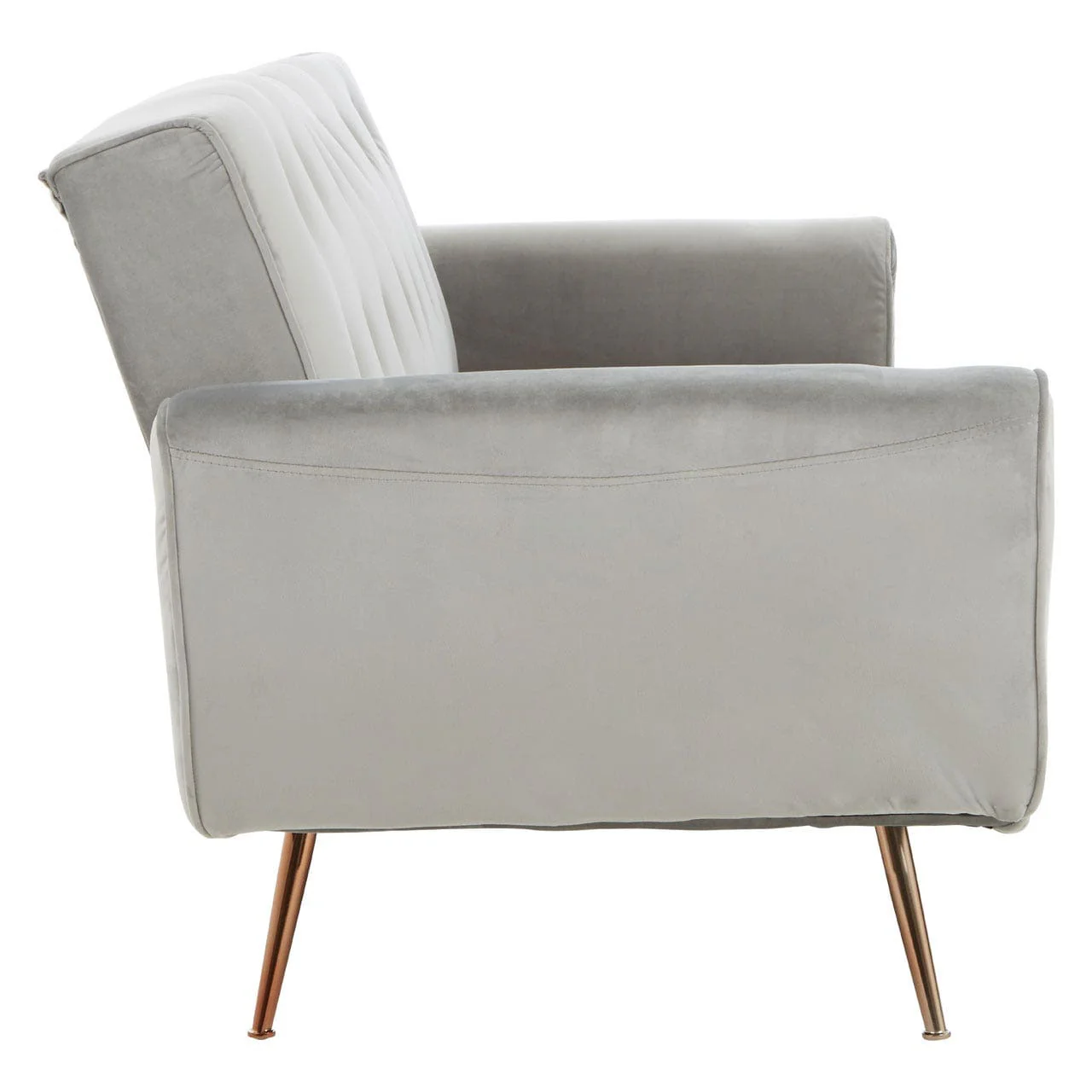 Hayton Grey Velvet Sofa Bed - Image 6