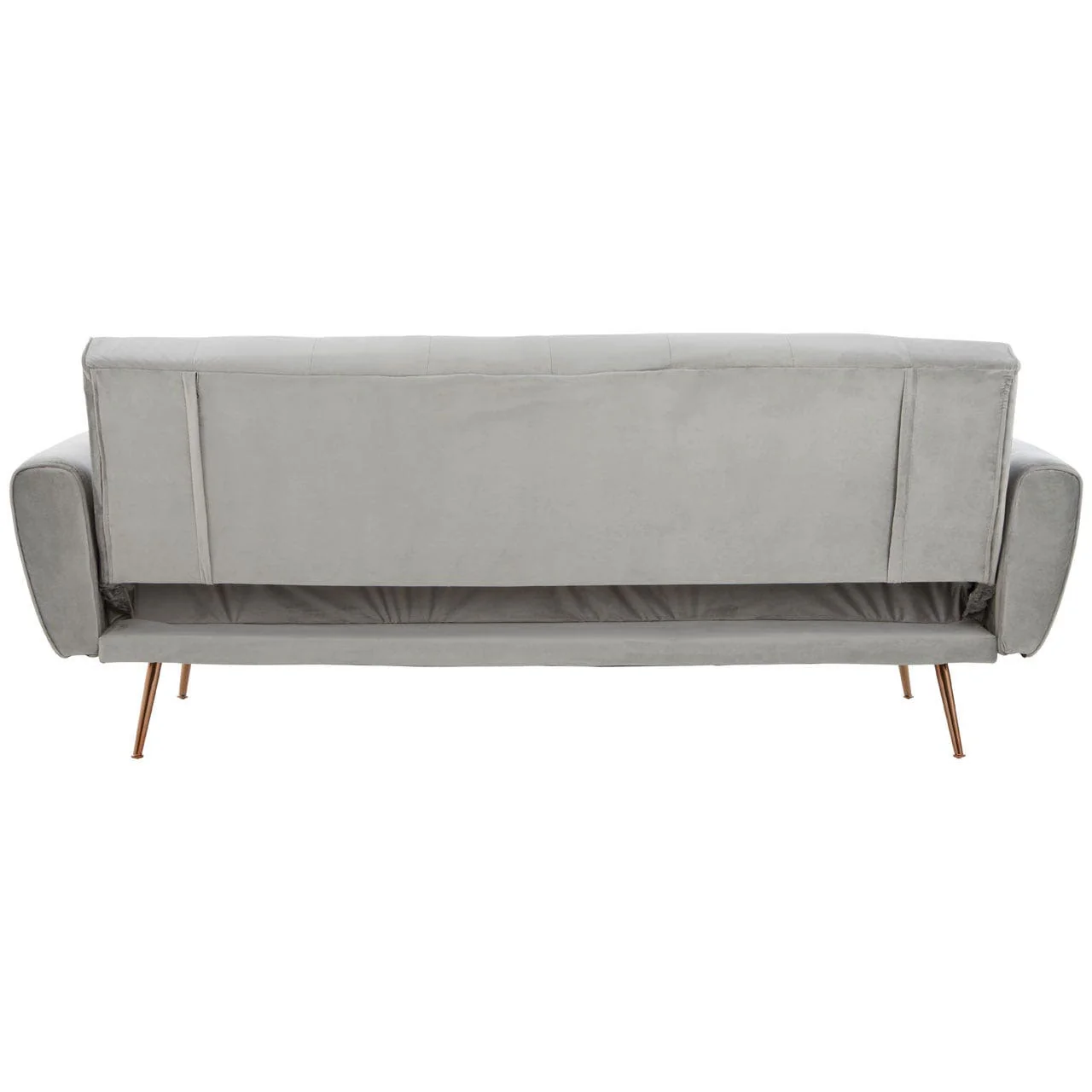 Hayton Grey Velvet Sofa Bed - Image 7