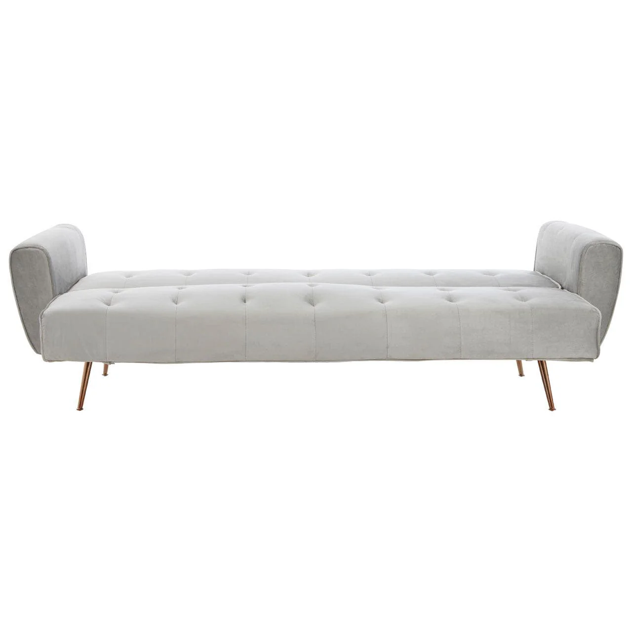 Hayton Grey Velvet Sofa Bed - Image 8