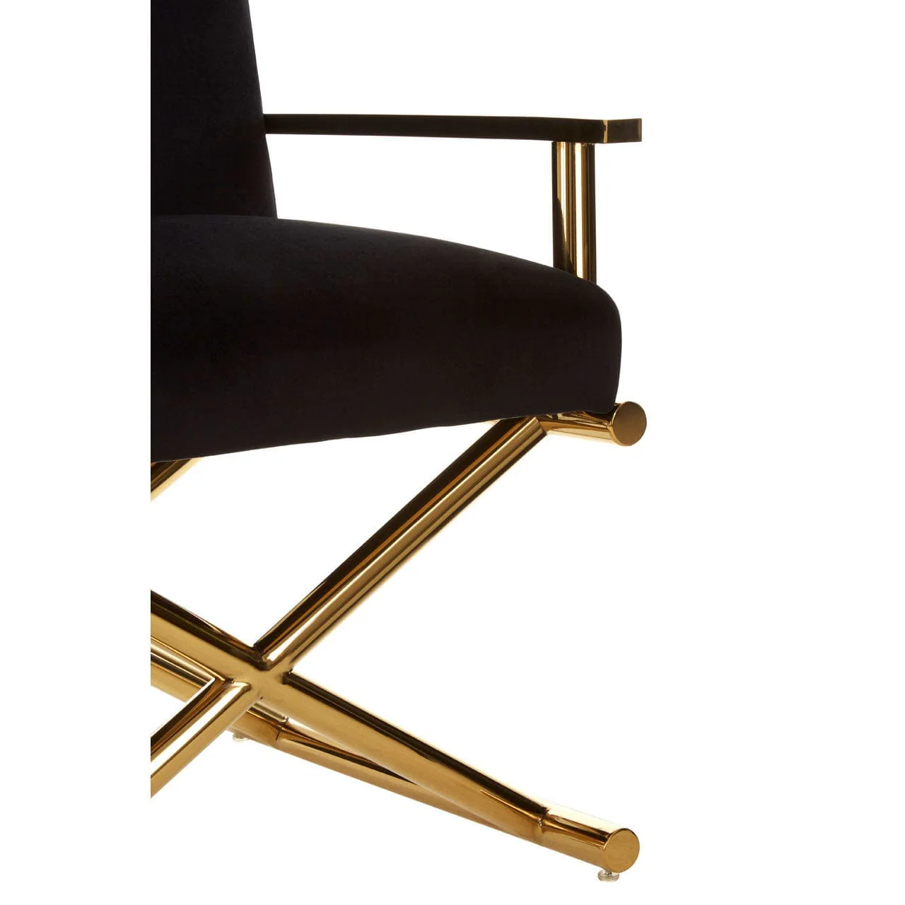 Hendricks Black Velvet Chair Regular - Image 7