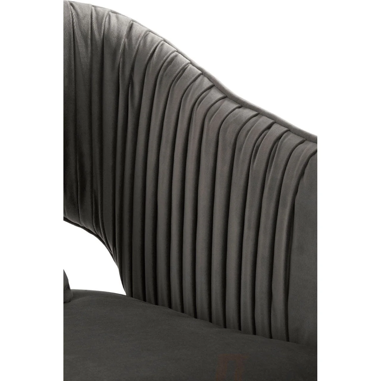 Hendricks Grey Velvet Sofa - Image 8