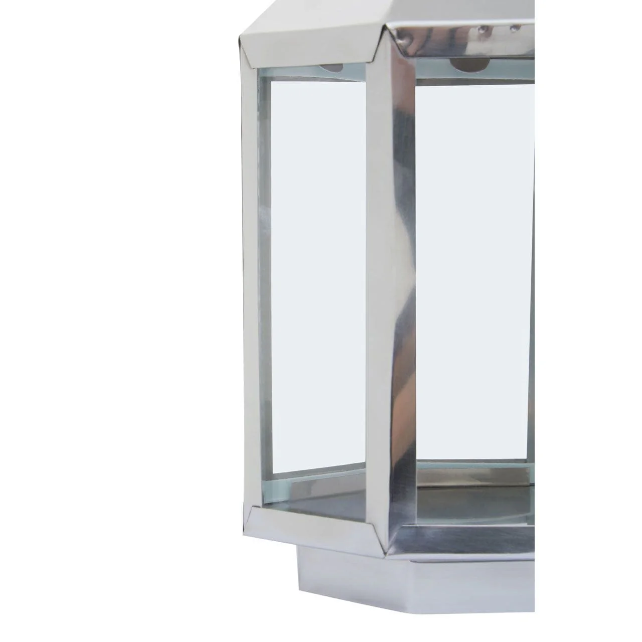 London Silver Steel Lantern - Image 3