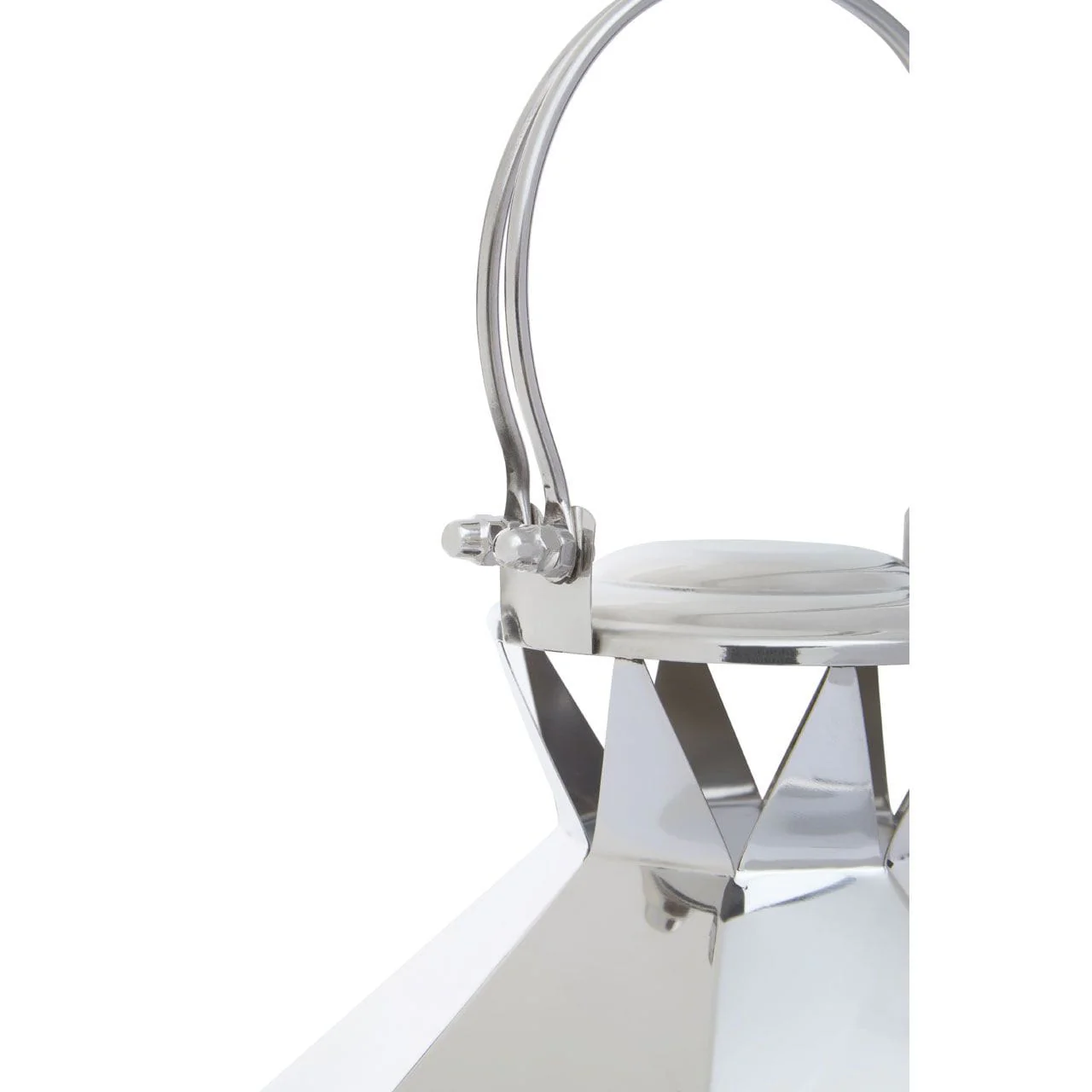 London Silver Steel Lantern - Image 4