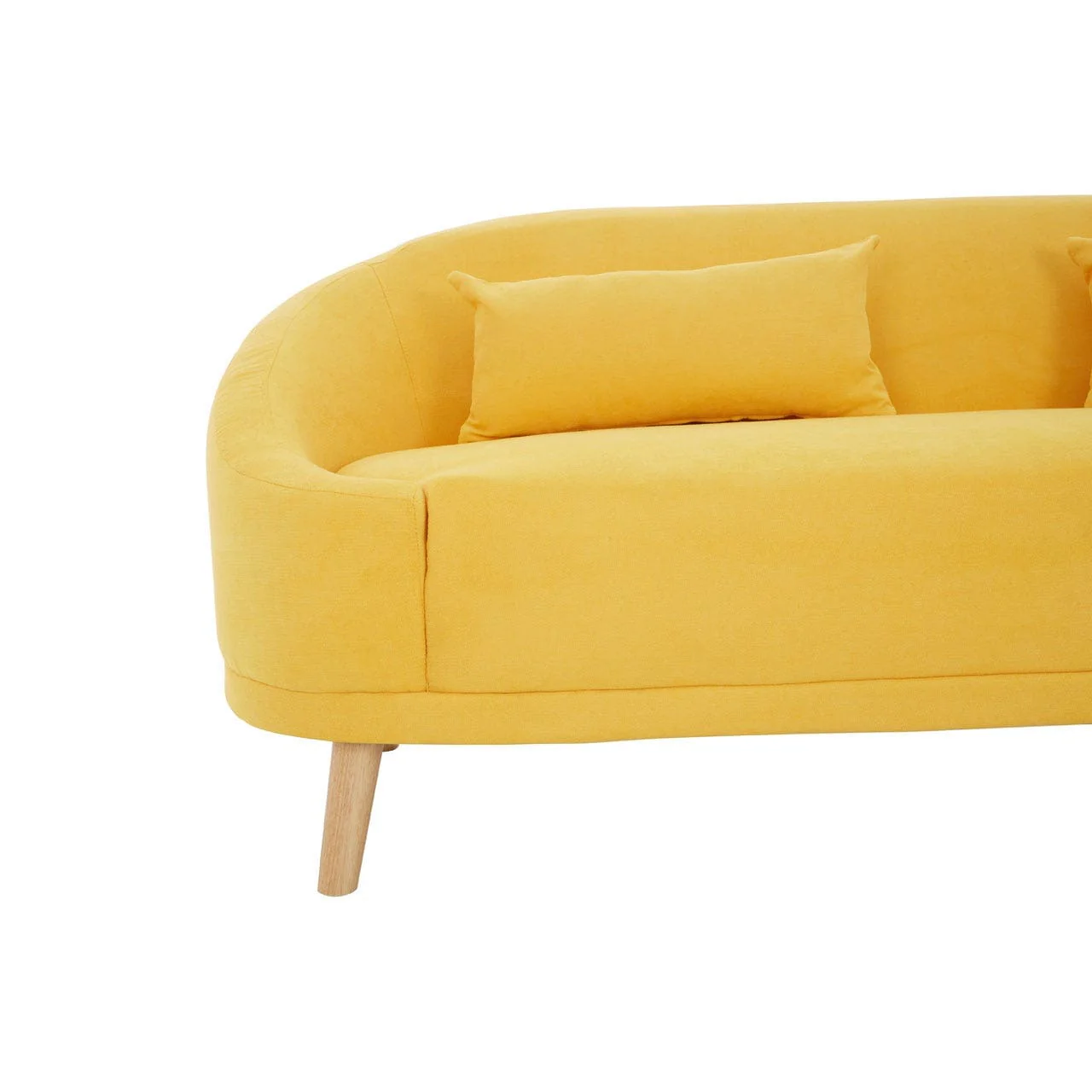 Holland Yellow Linen Sofa - Image 7