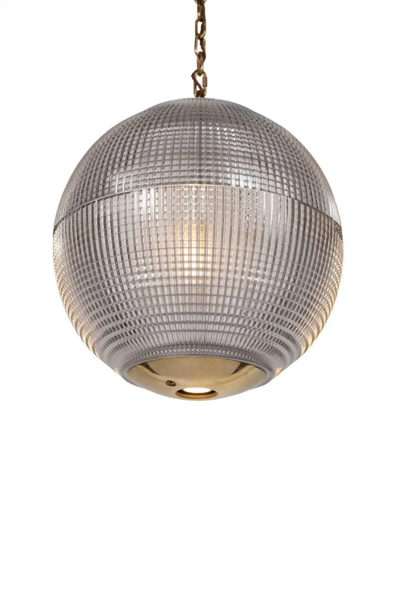 Hollen Globe Brass Glass Large Pendant Light - Image 6