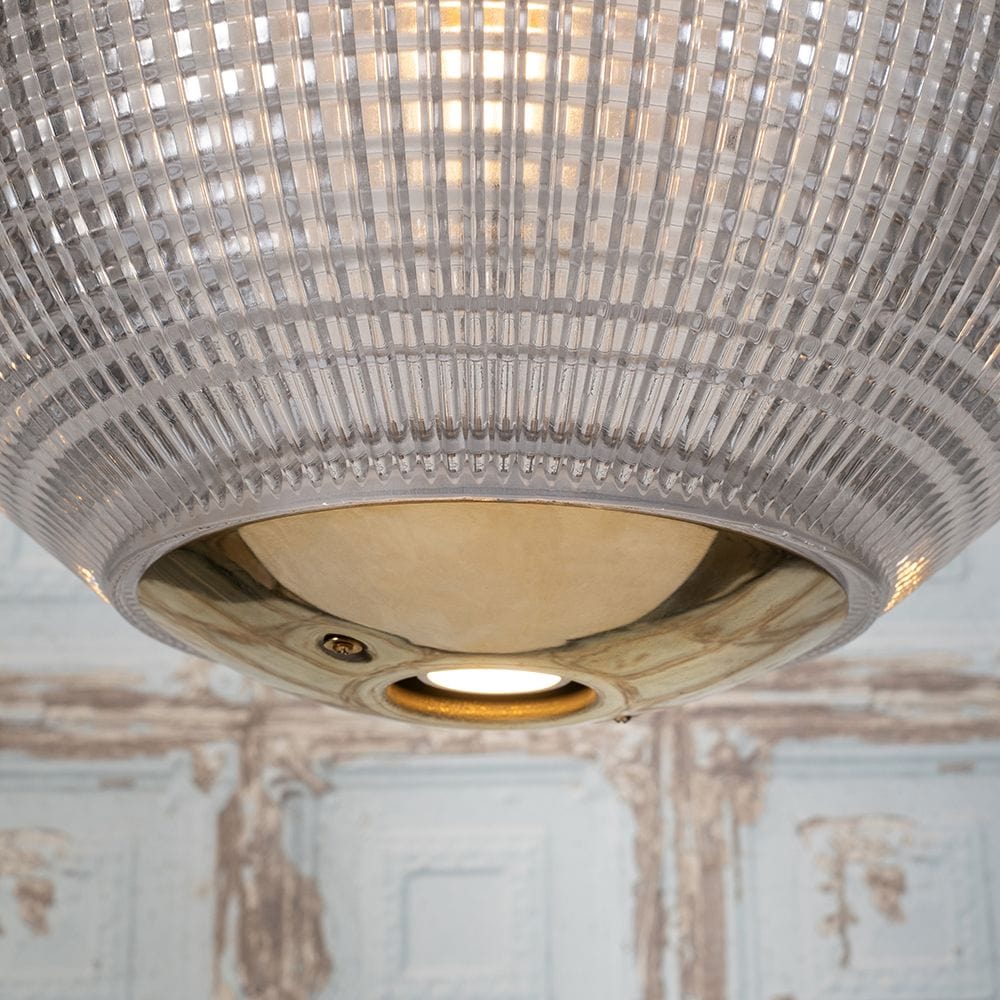 Hollen Globe Brass Glass Large Pendant Light - Image 7
