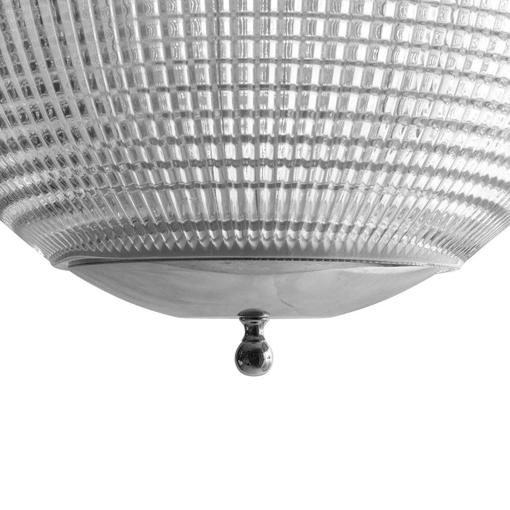 Hollen Globe Nickel Glass Large Pendant Light - Image 3