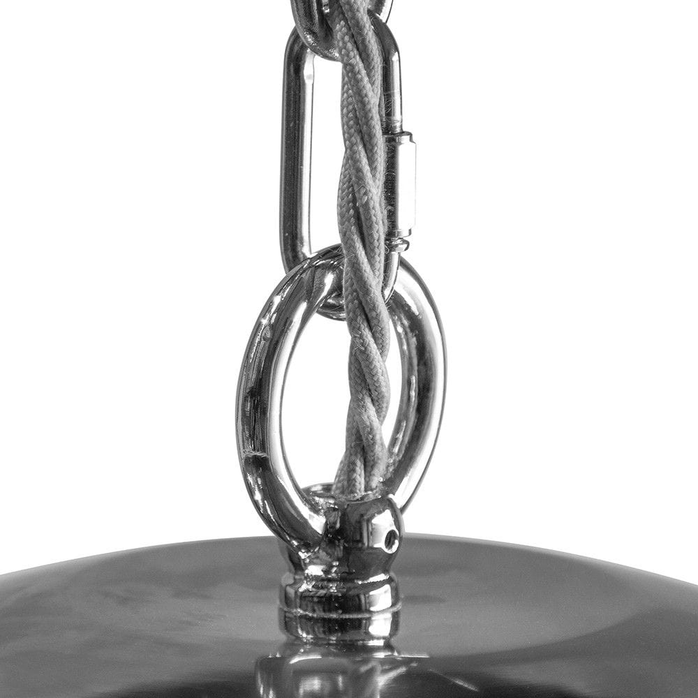 Hollen Globe Nickel Glass Large Pendant Light - Image 4