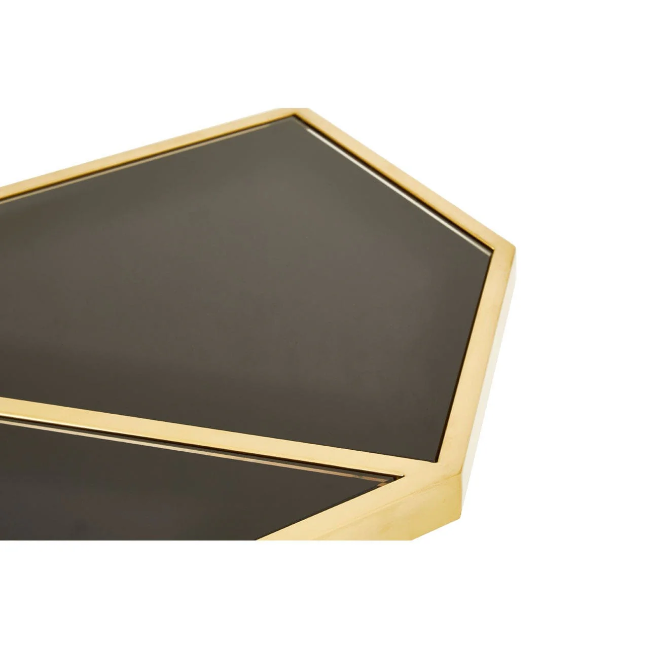 Horizon Black Tempered Glass Console Table - Image 3