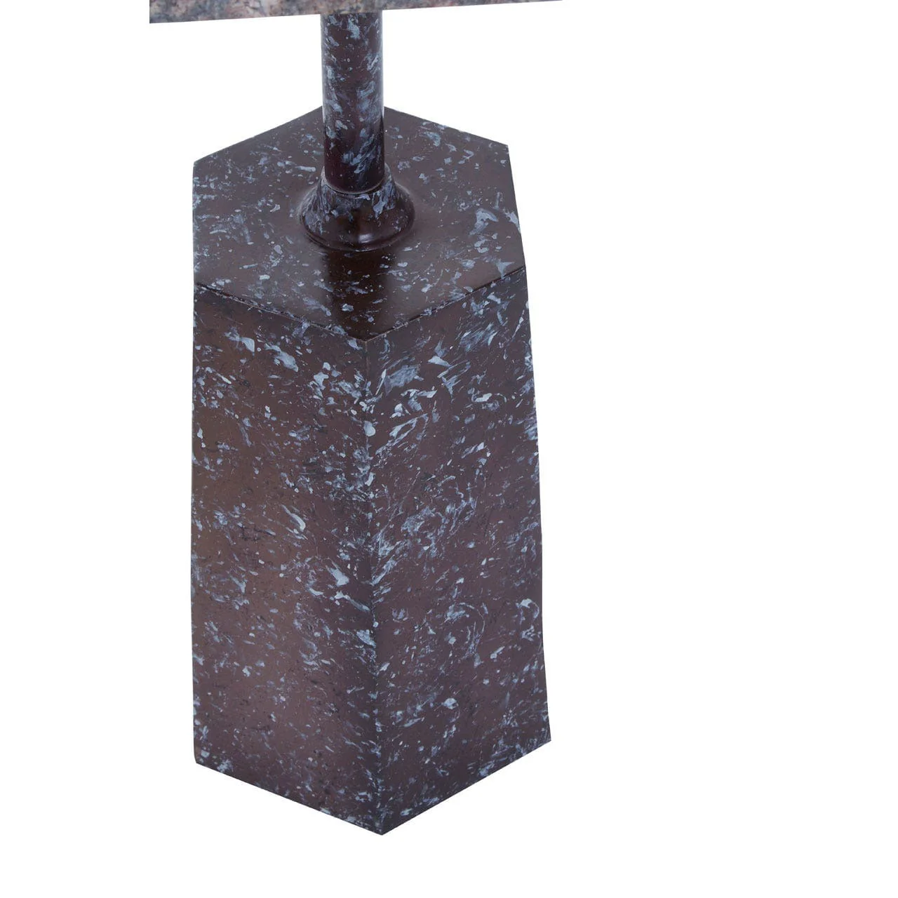 Inventivo Grey Hexagon Marble Side Table - Image 3