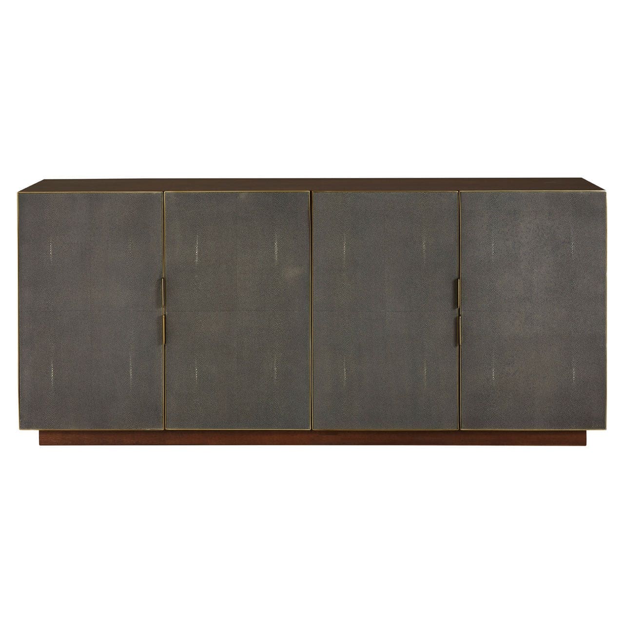 Kempton Sideboard In Shagreen With Walnut Veneer