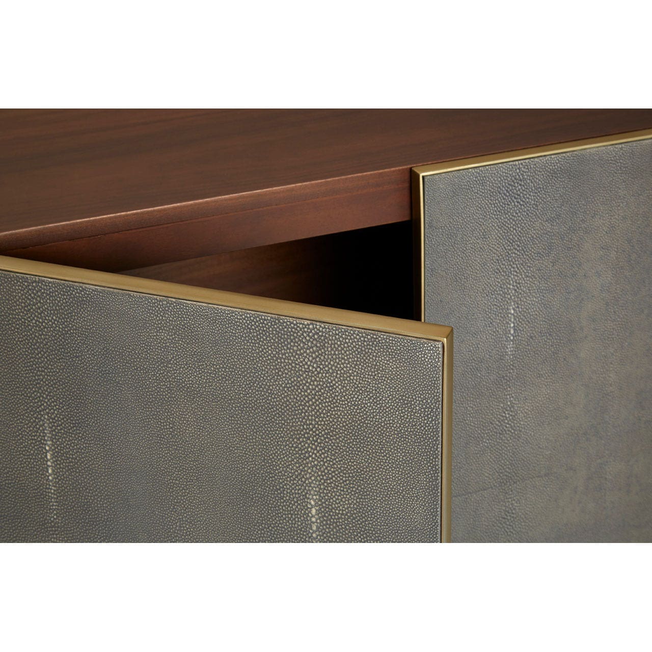 Kempton Sideboard In Shagreen With Walnut Veneer - Image 2