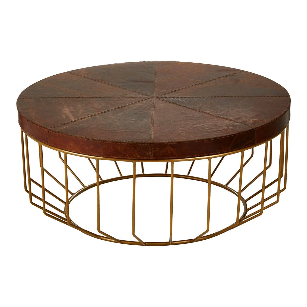 Kensington Townhouse Brown Round Coffee Table