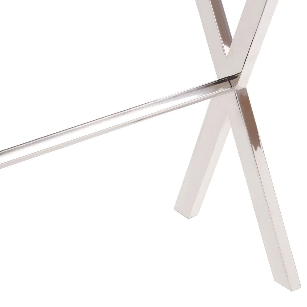 Kerala Natural Console Table With Cross Base - Image 3