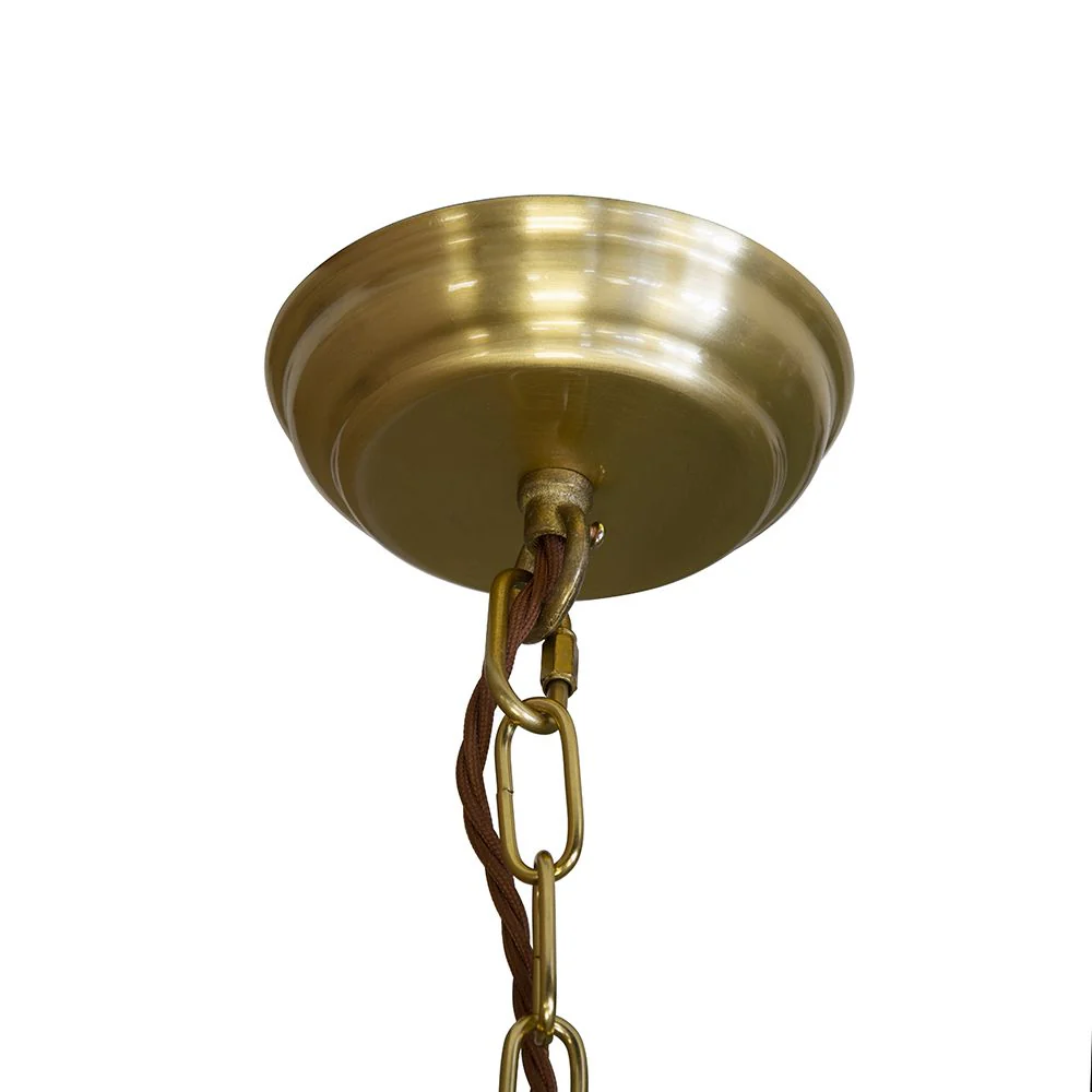 Langdon Lantern Pendant Small Brass - Image 8