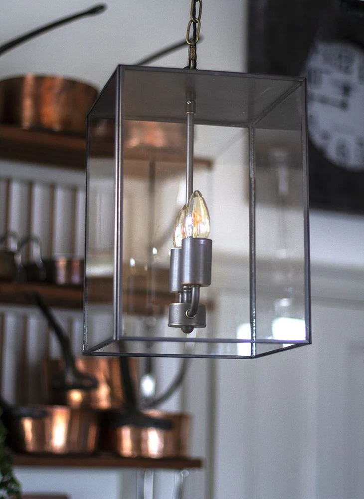Langdon Lantern Pendant Small Matt Black - Image 10