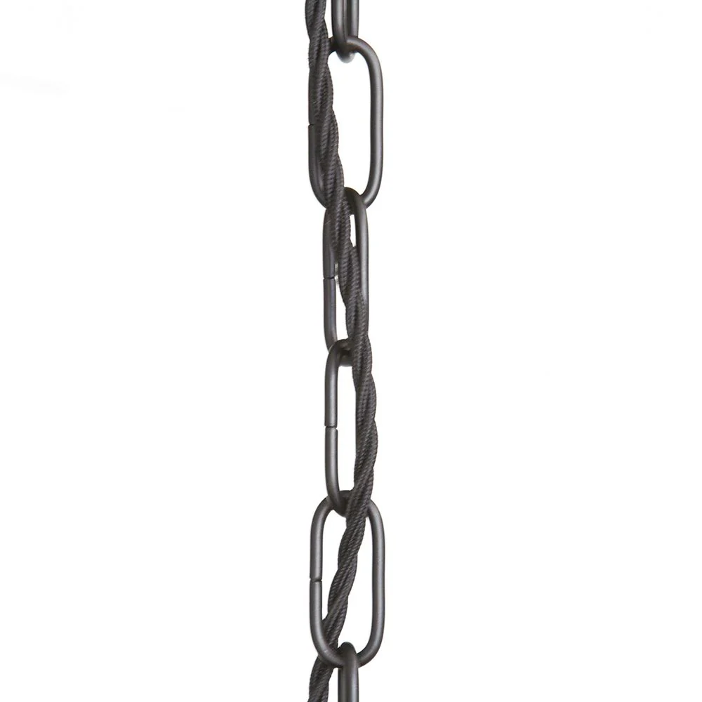 Langdon Lantern Pendant Small Matt Black - Image 7
