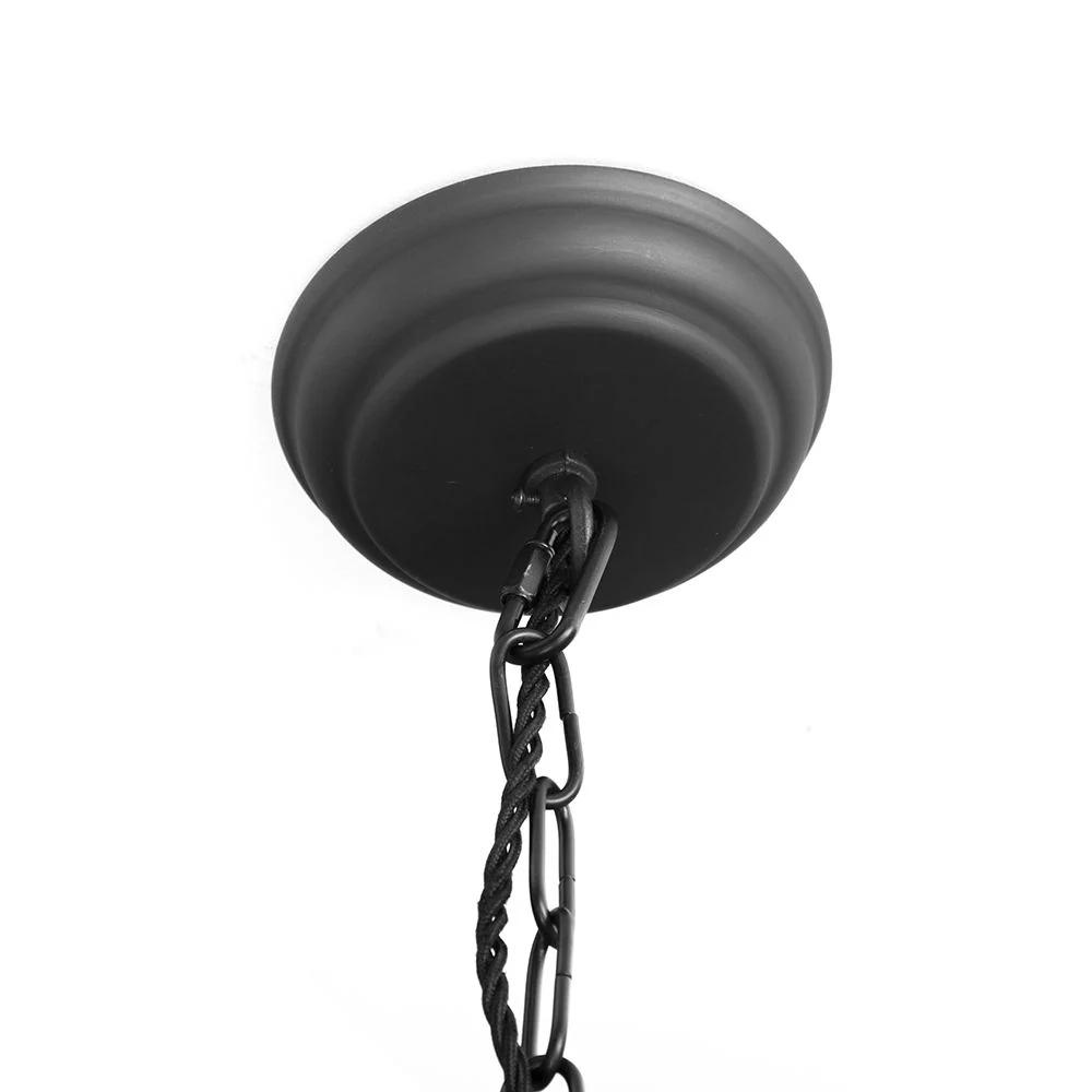 Langdon Lantern Pendant Small Matt Black - Image 9