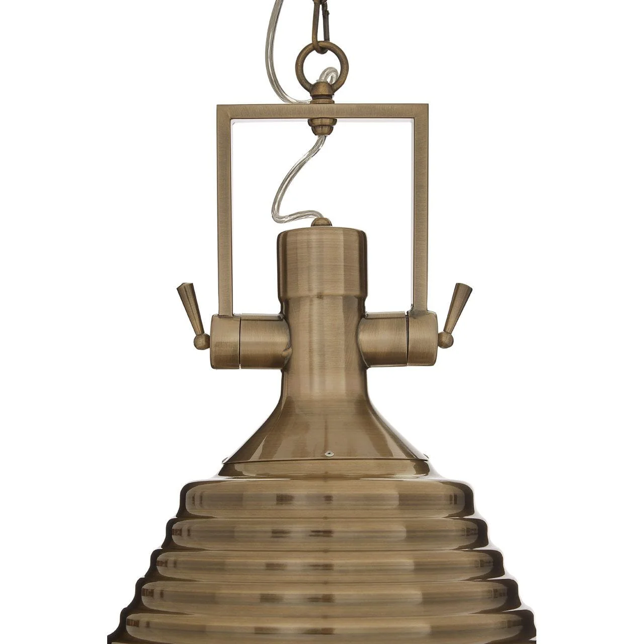 Lexington Medium Antique Brass Pendant Light - Image 2