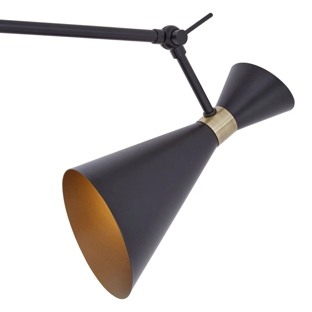 Linox 3 Shade Black And Gold Pendant - Image 5