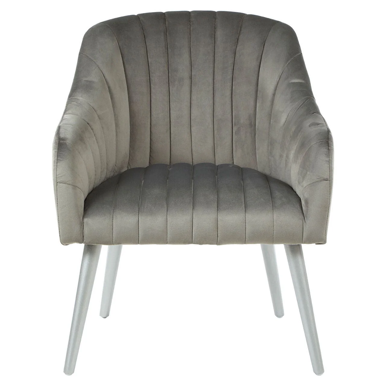 Louxor Grey Fabric Armchair - Image 3