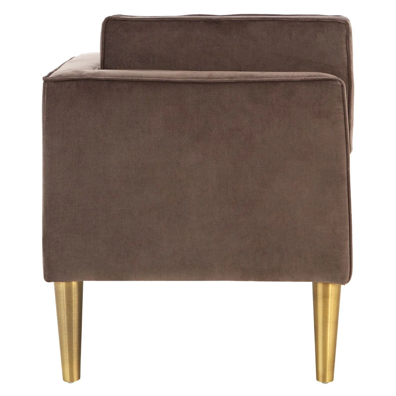 Louxor Grey Velvet / Left Arm Chaise Longue - Image 4