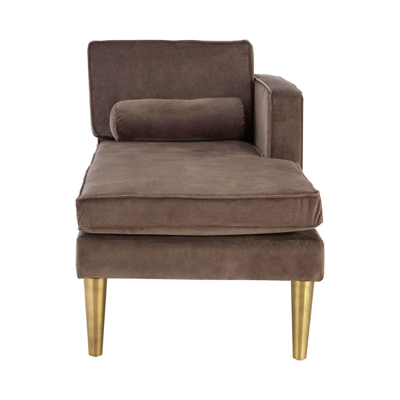 Louxor Grey Velvet / Left Arm Chaise Longue - Image 5
