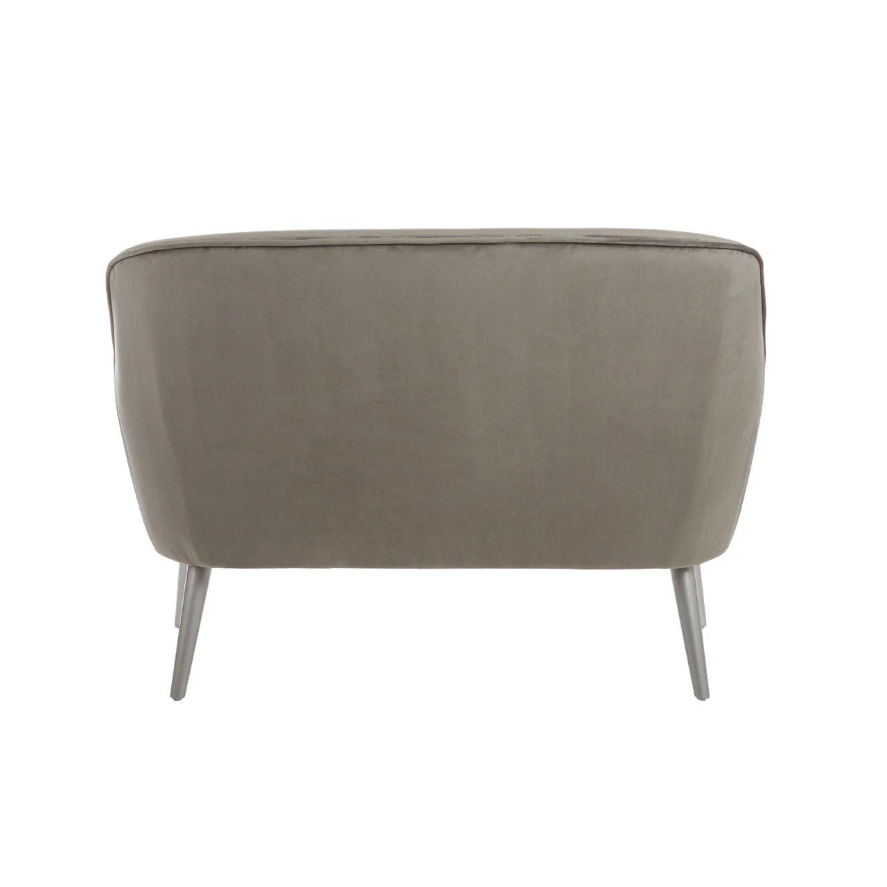 Louxor Grey Velvet Sofa - Image 4